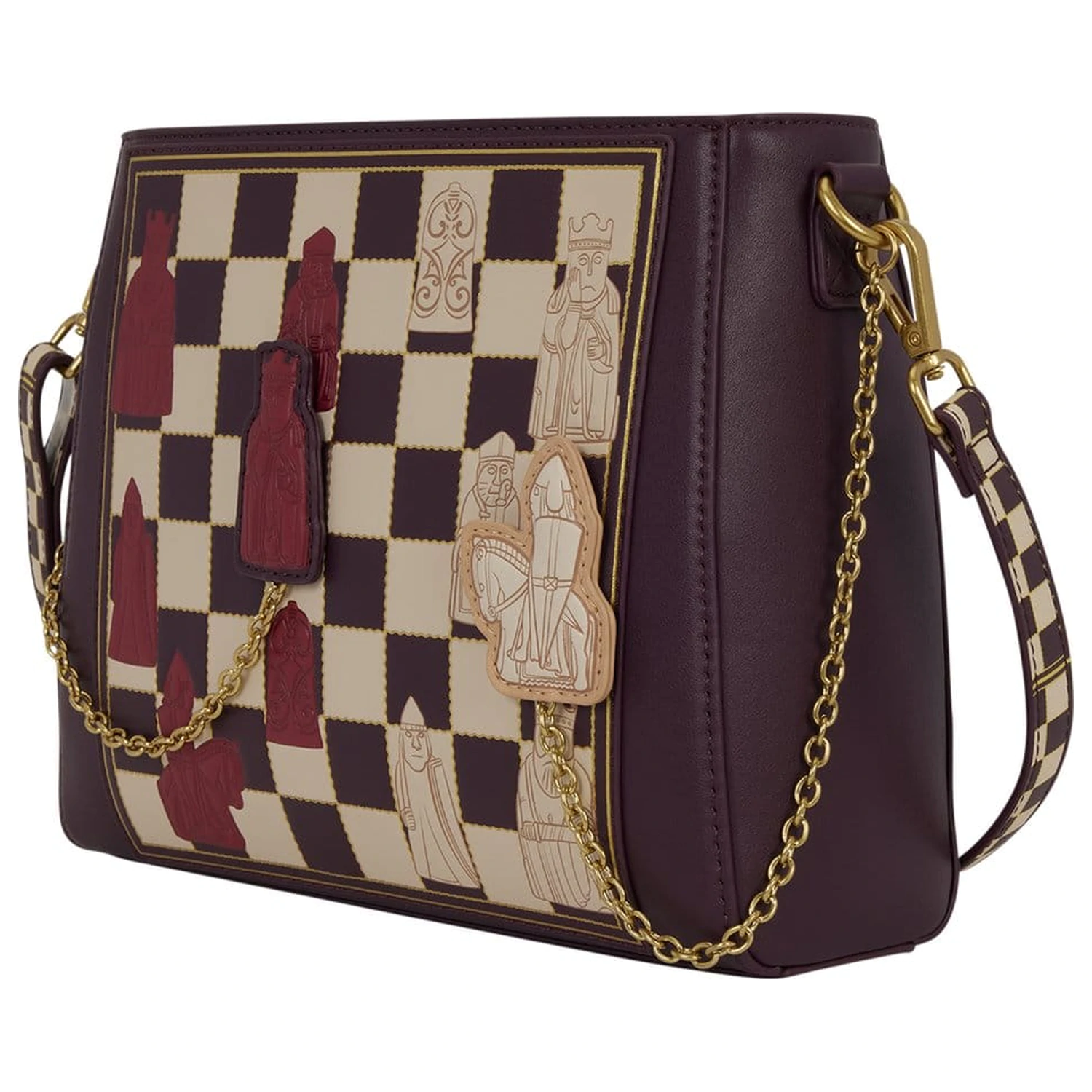 Harry Potter by Loungefly Crossbody kabelka Wizard Chess s hrateľnými figúrkami produktová fotografia