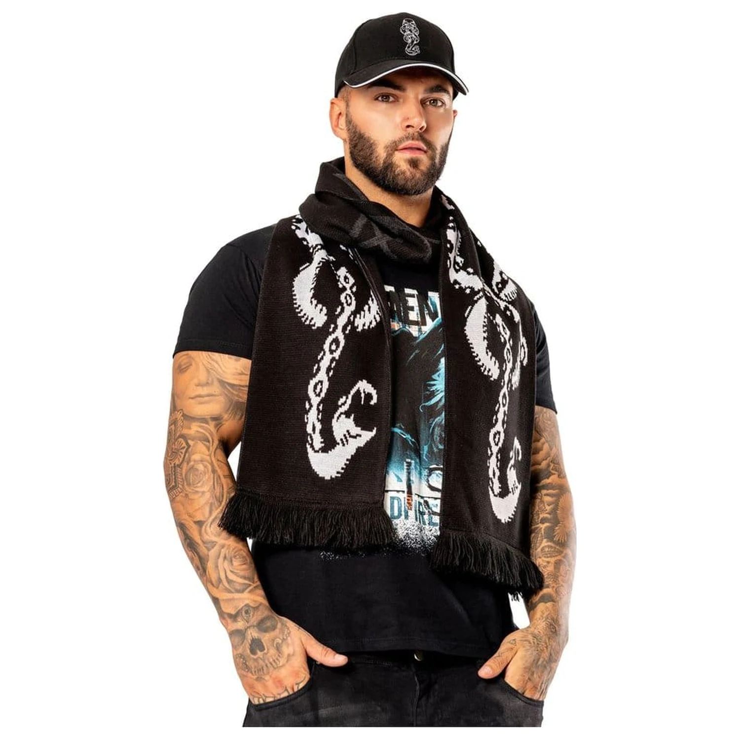 Šál Harry Potter Dark Arts Spell Long Length čierny produktová fotografia