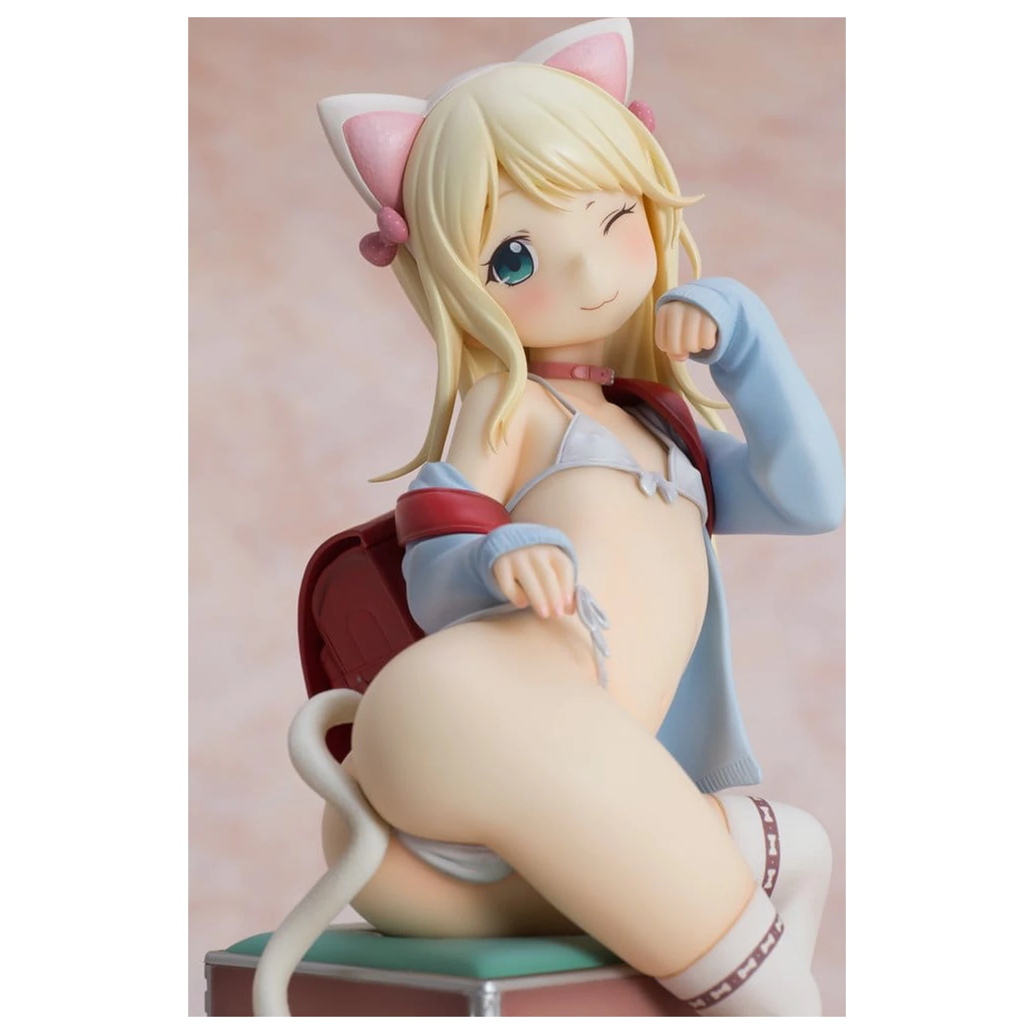 Hatsukoi Ribbon PVC figúrka 1/6 Yuu White cat Ver. 25 cm produktová fotografia