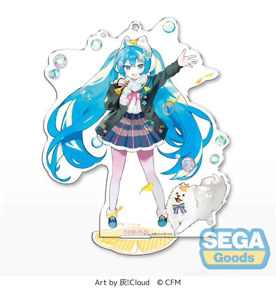 Hatsune Miku akrylový stojan Hatsune Miku kľúčenka HUILANCloud Ver. 14 cm produktová fotografia