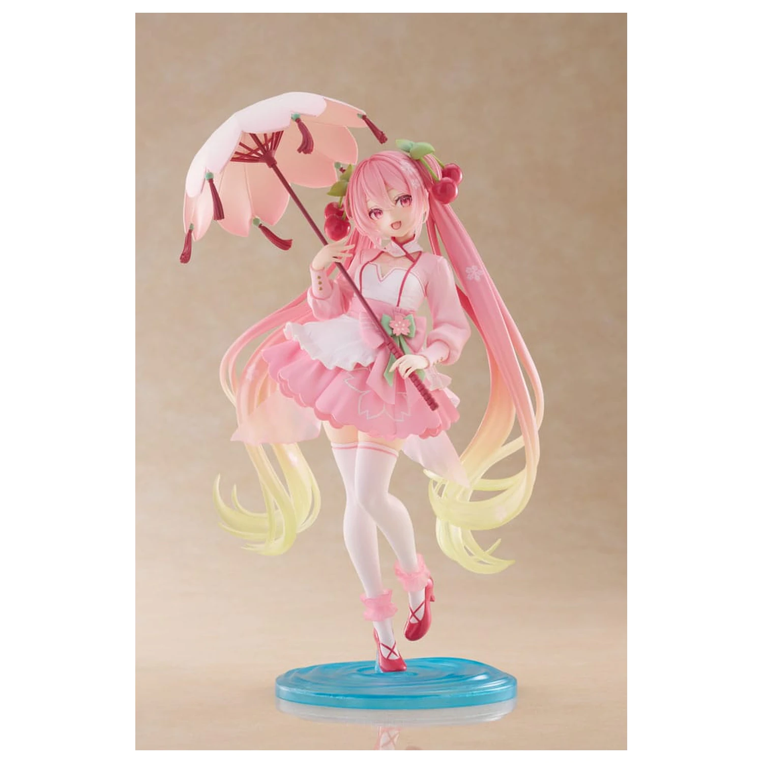 Hatsune Miku AMP PVC Socha Newly Written Sakura Miku Sakura Dress Ver. 21 cm produktová fotografia
