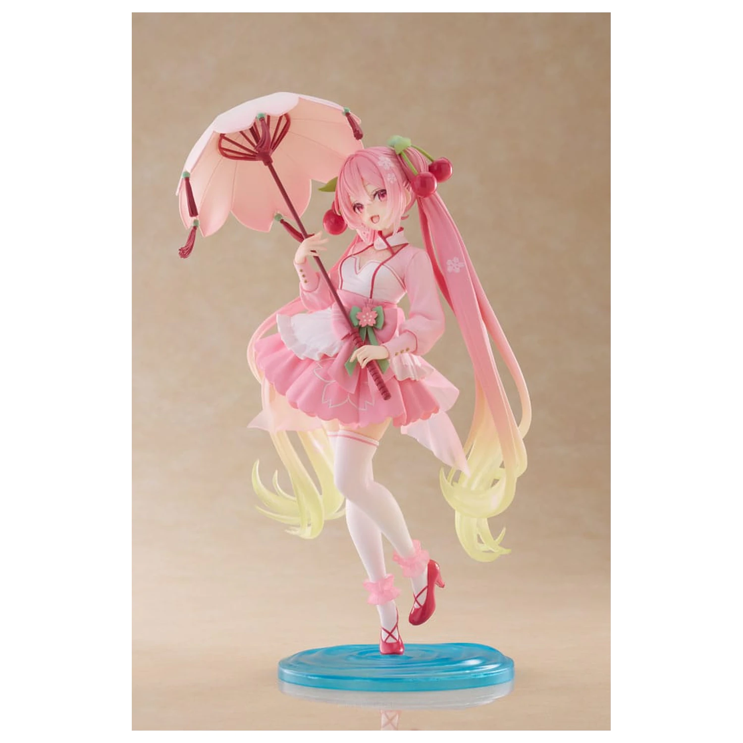 Hatsune Miku AMP PVC Socha Newly Written Sakura Miku Sakura Dress Ver. 21 cm produktová fotografia