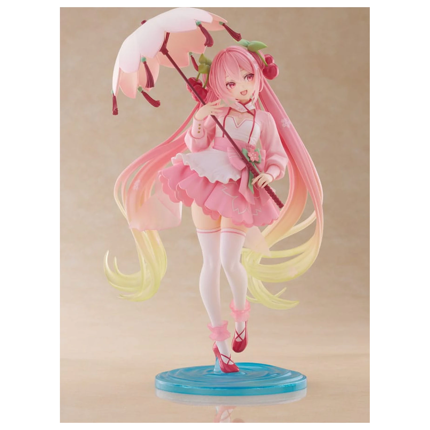 Hatsune Miku AMP PVC Socha Newly Written Sakura Miku Sakura Dress Ver. 21 cm produktová fotografia