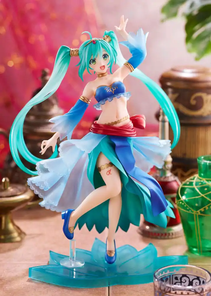 Hatsune Miku AMP PVC Socha Princess Arabian Ver. 18 cm produktová fotografia