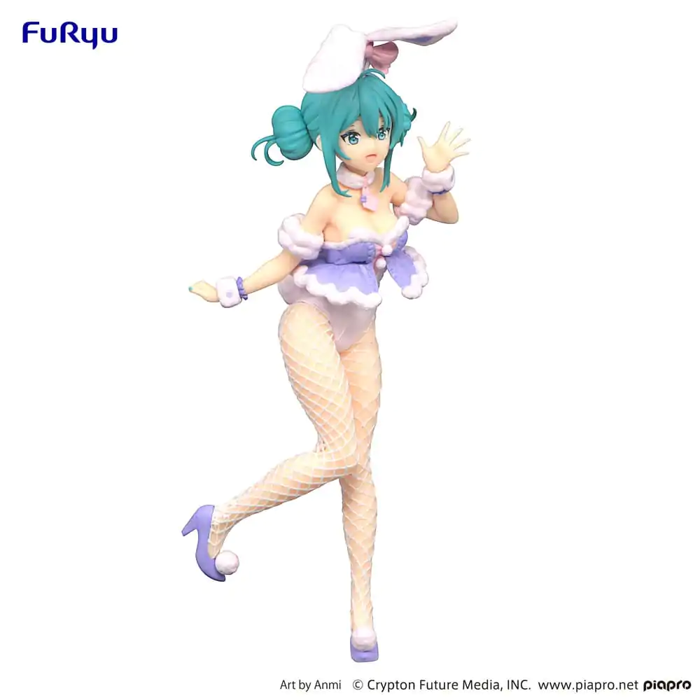 Hatsune Miku BiCute Bunnies PVC socha White Rabbit Purple Color Ver. 28 cm produktová fotografia