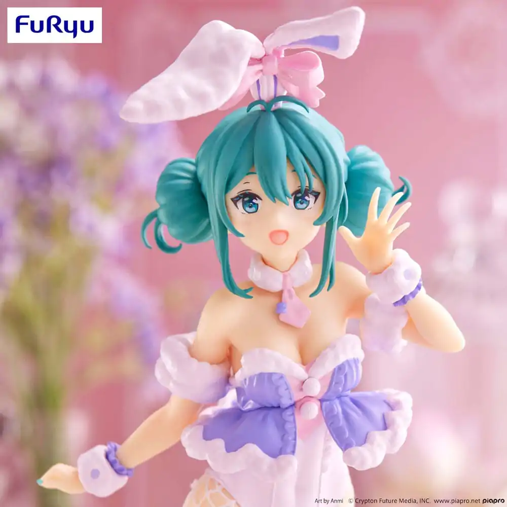 Hatsune Miku BiCute Bunnies PVC socha White Rabbit Purple Color Ver. 28 cm produktová fotografia