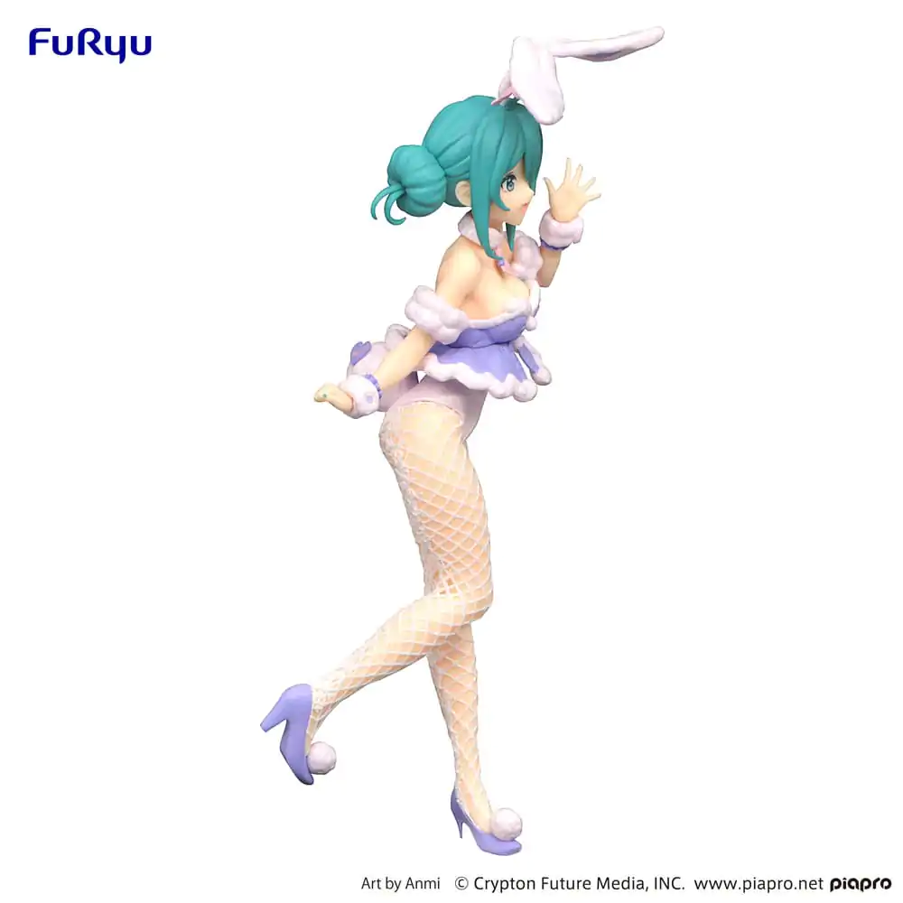 Hatsune Miku BiCute Bunnies PVC socha White Rabbit Purple Color Ver. 28 cm produktová fotografia