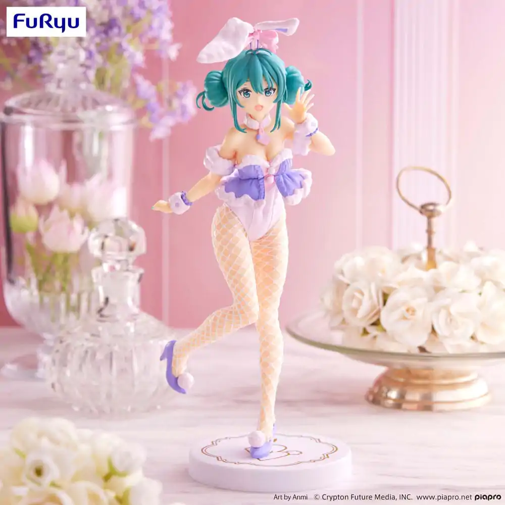 Hatsune Miku BiCute Bunnies PVC socha White Rabbit Purple Color Ver. 28 cm produktová fotografia