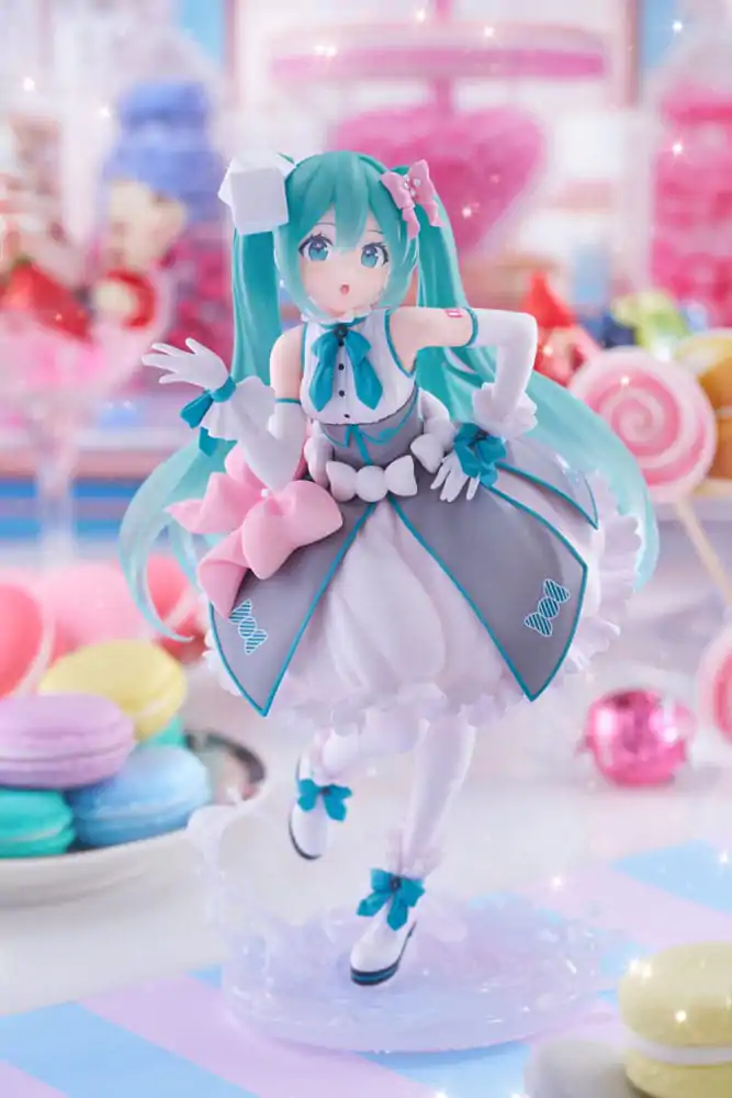 Hatsune Miku PVC soška Bust Up figúrka 39 Miku's Day Anniversary 2. séria Melty Sugar ver. 18 cm termékfotó