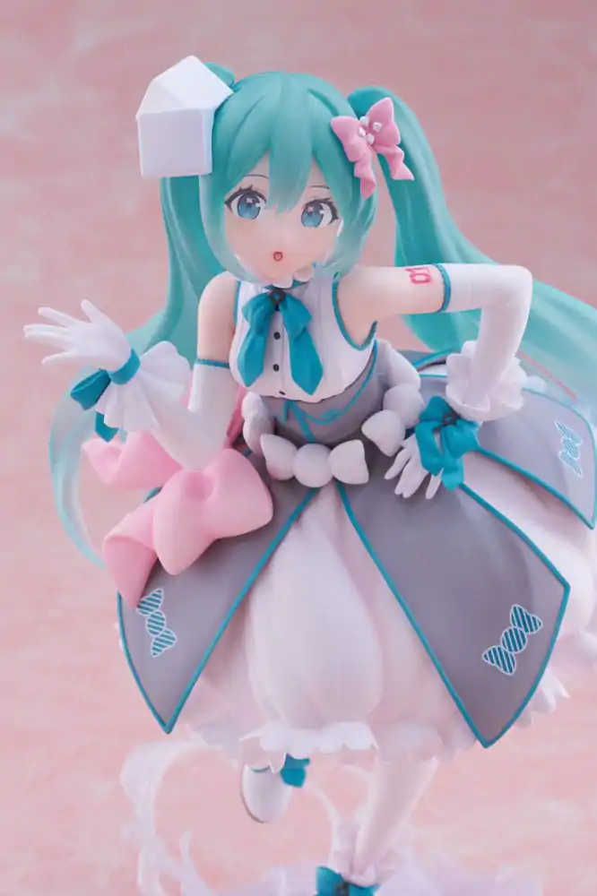 Hatsune Miku PVC soška Bust Up figúrka 39 Miku's Day Anniversary 2. séria Melty Sugar ver. 18 cm termékfotó