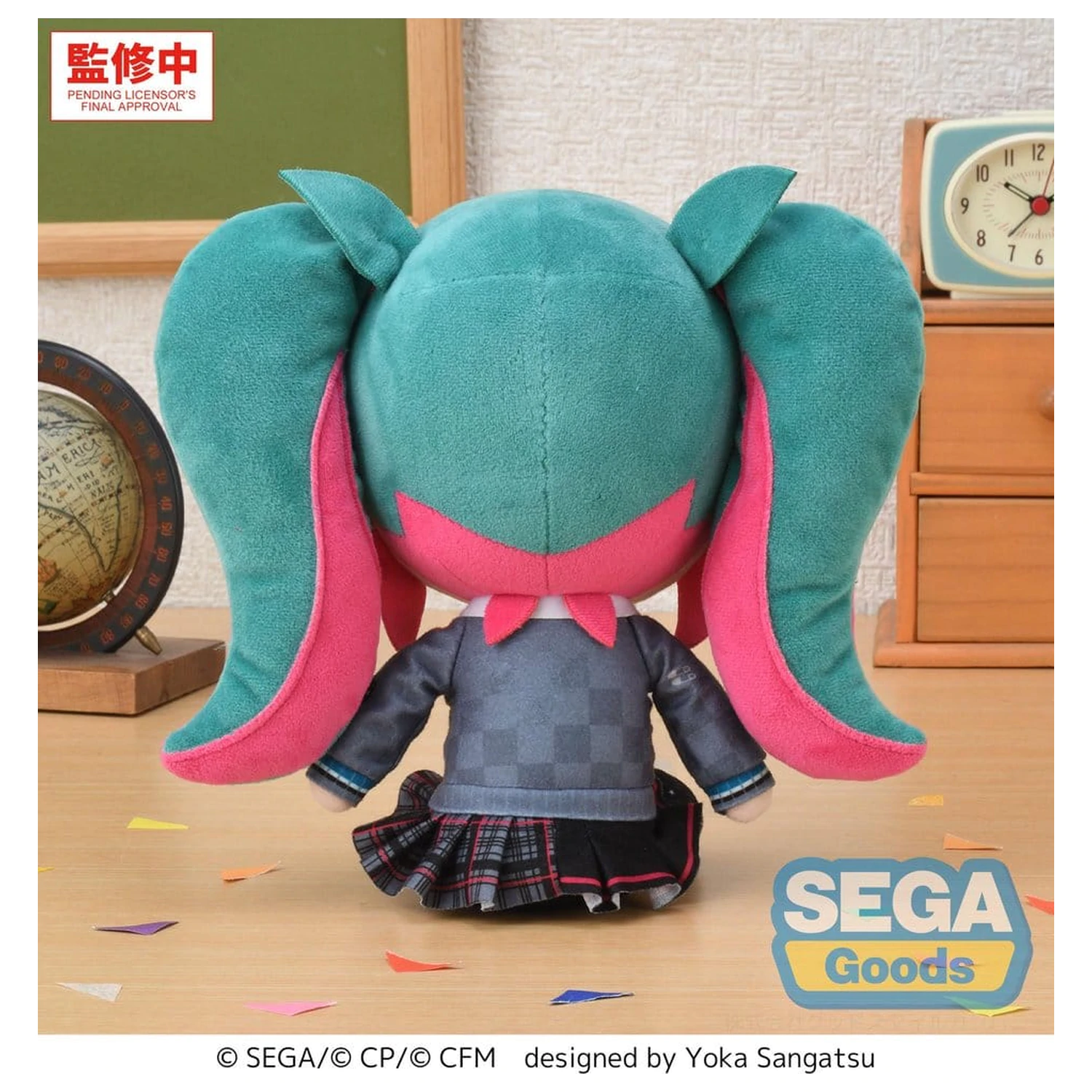 Hatsune Miku: Colorful Stage! Plyšová figúrka fuwa petit M -School SEKAI Hatsune Miku- produktová fotografia