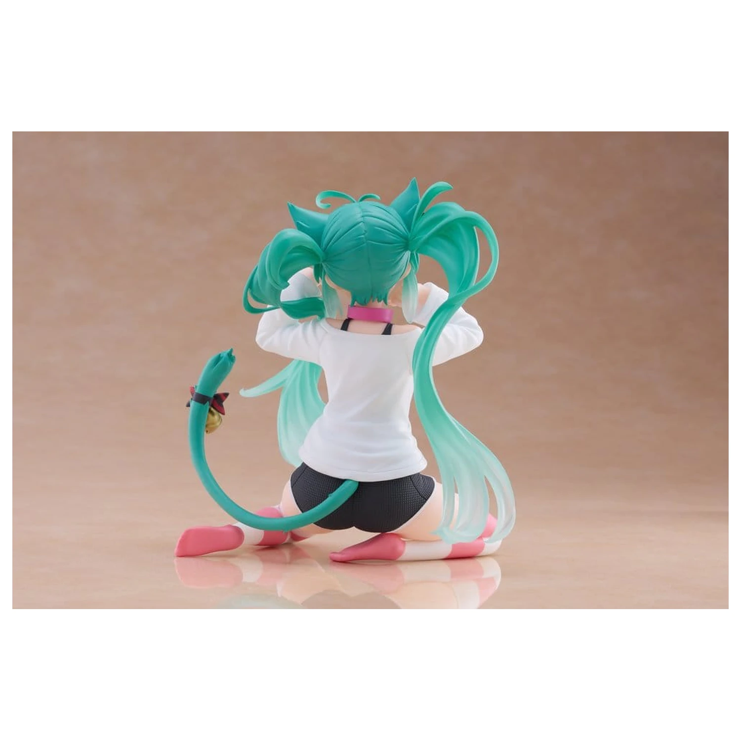 Hatsune Miku PVC Socha Stolová Roztomilá Figúrka Hatsune Miku Cat Ear T-Shirt Ver. 13 cm produktová fotografia