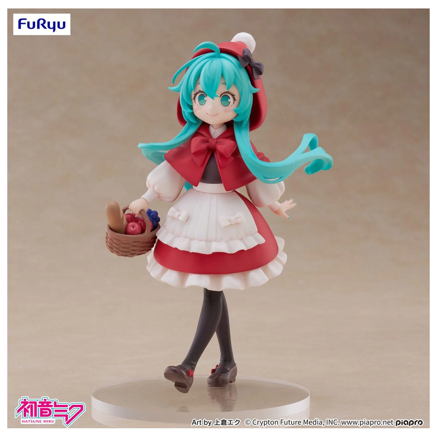 Hatsune Miku Desktop Fairy PVC Socha Hatsune Miku Little red riding hood Ver. 16 cm produktová fotografia