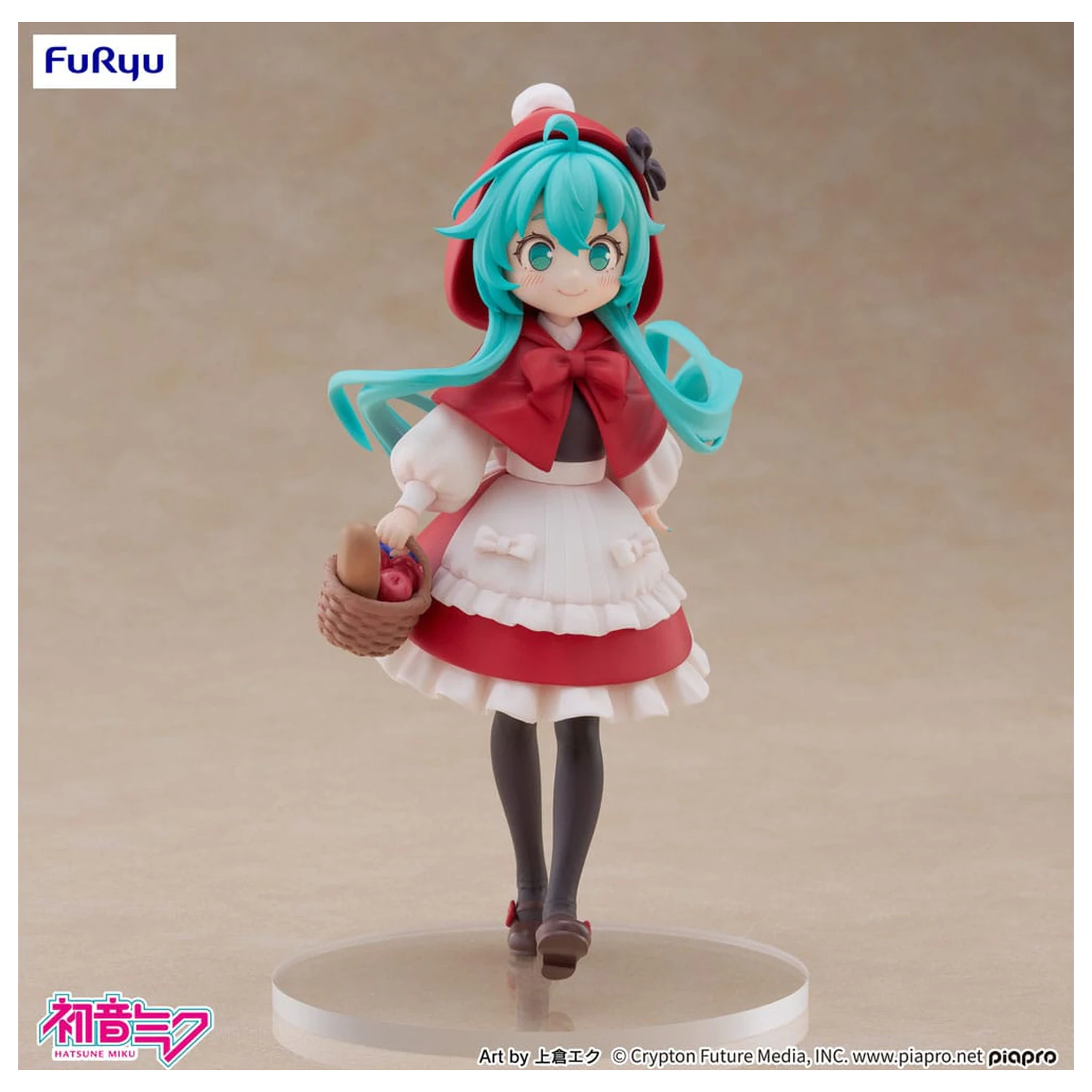 Hatsune Miku Desktop Fairy PVC Socha Hatsune Miku Little red riding hood Ver. 16 cm produktová fotografia