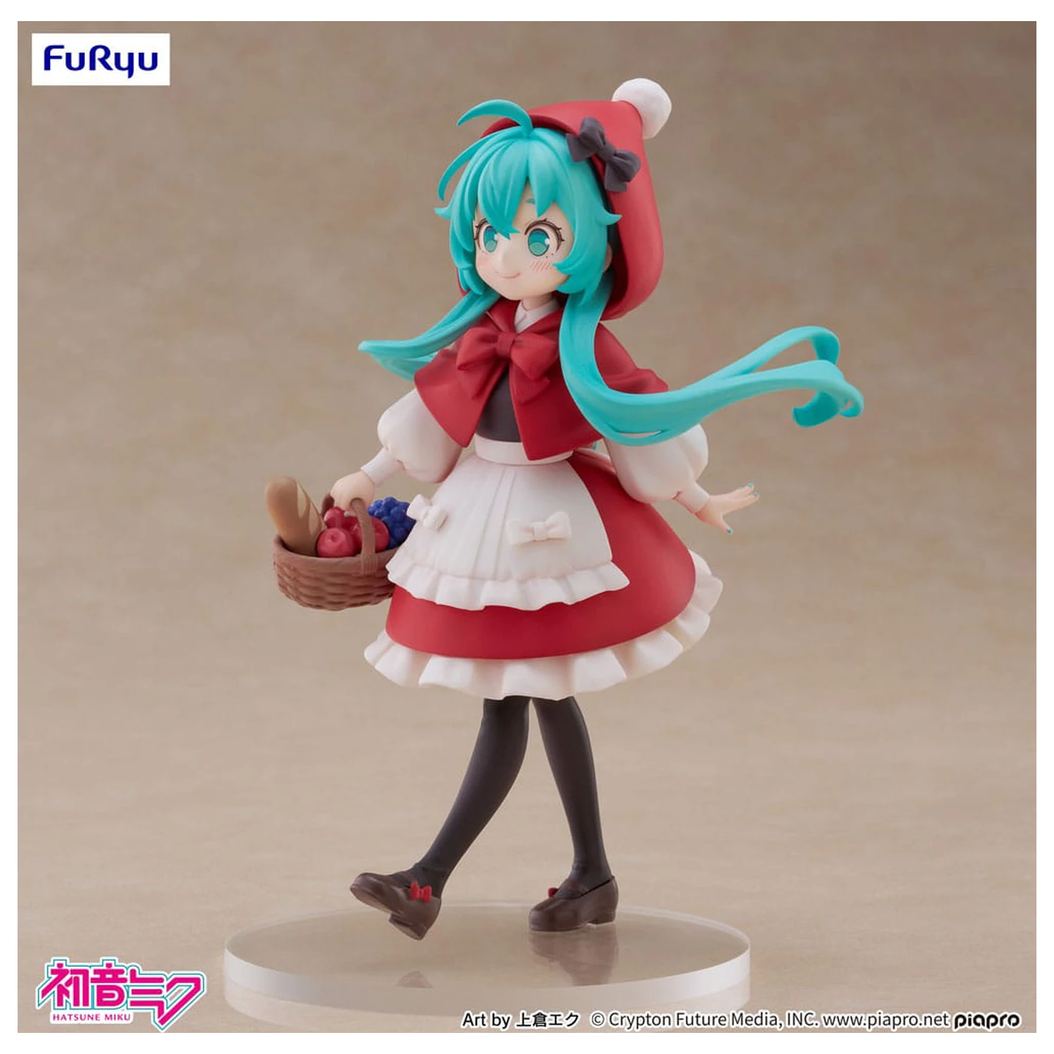Hatsune Miku Desktop Fairy PVC Socha Hatsune Miku Little red riding hood Ver. 16 cm produktová fotografia