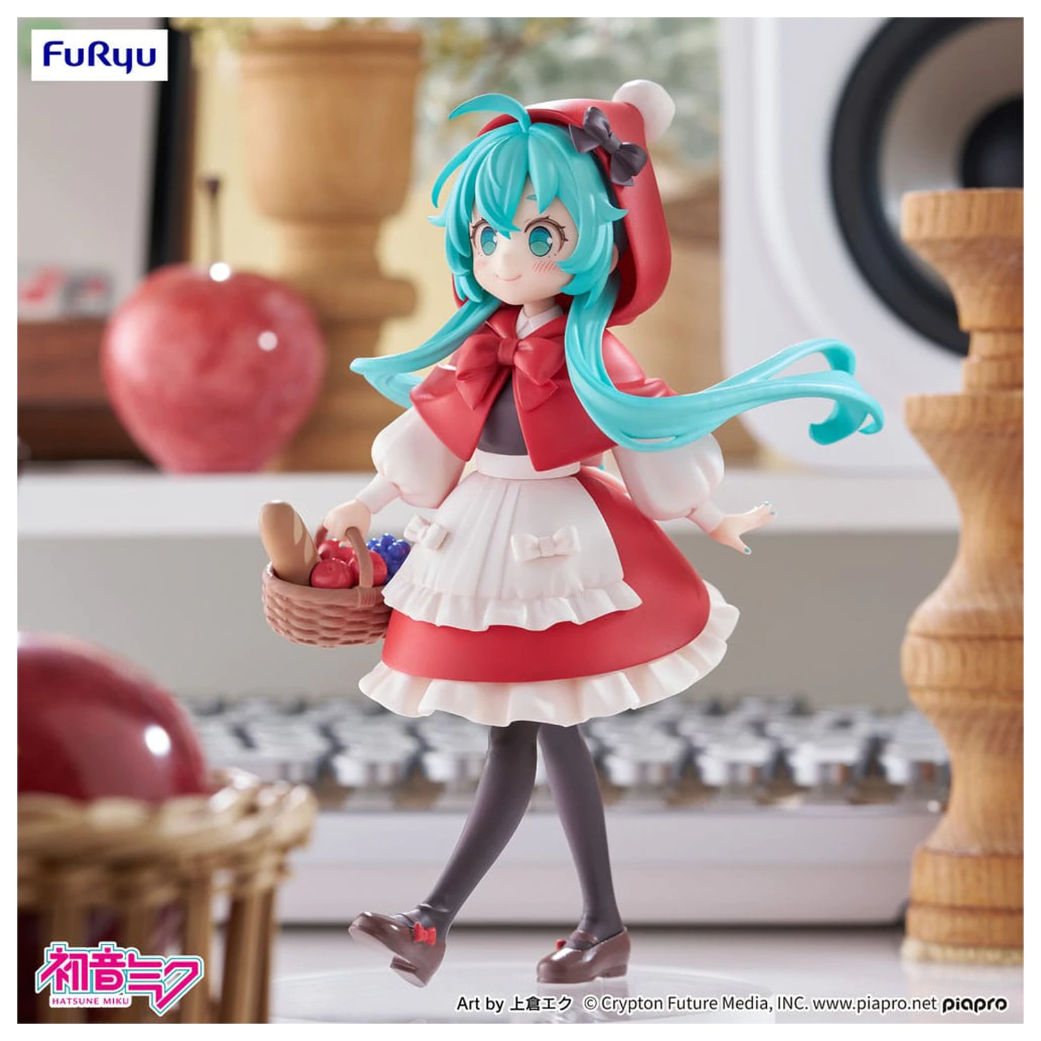 Hatsune Miku Desktop Fairy PVC Socha Hatsune Miku Little red riding hood Ver. 16 cm produktová fotografia