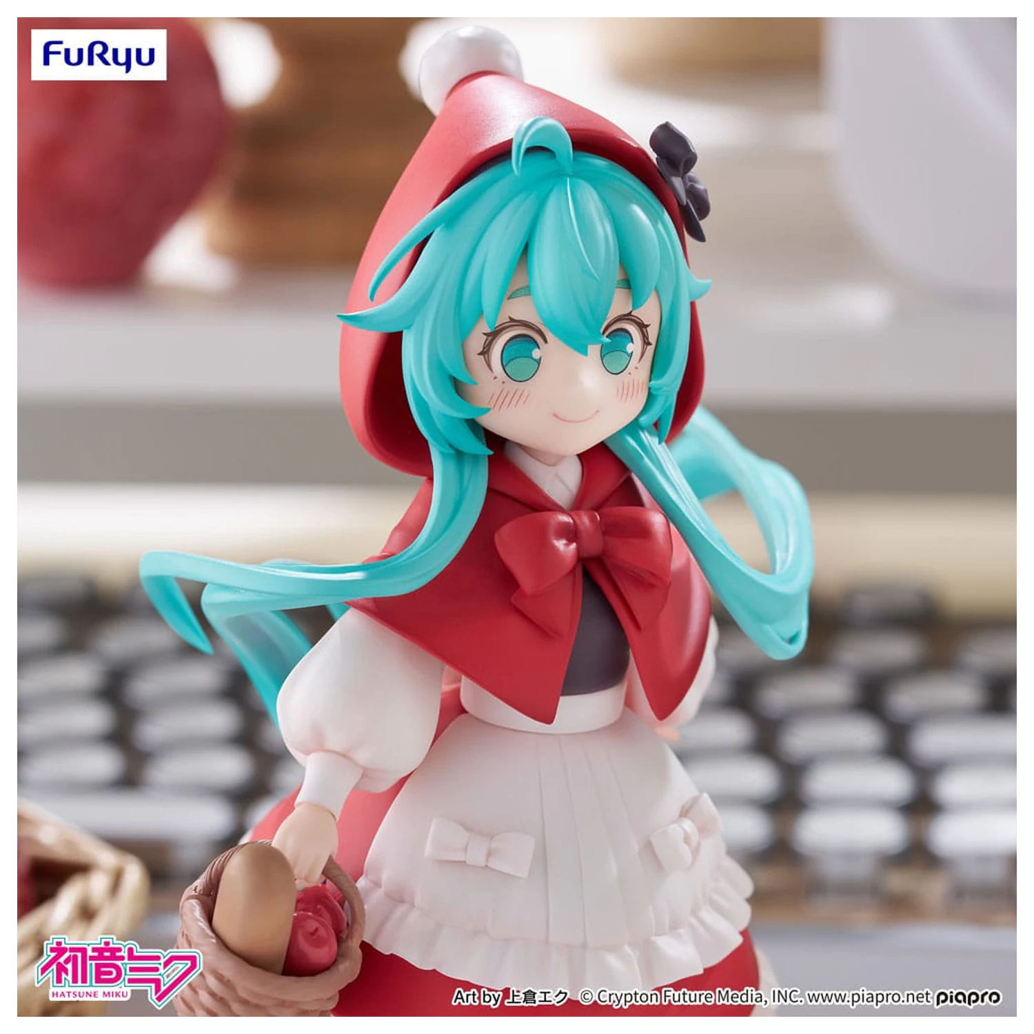 Hatsune Miku Desktop Fairy PVC Socha Hatsune Miku Little red riding hood Ver. 16 cm produktová fotografia