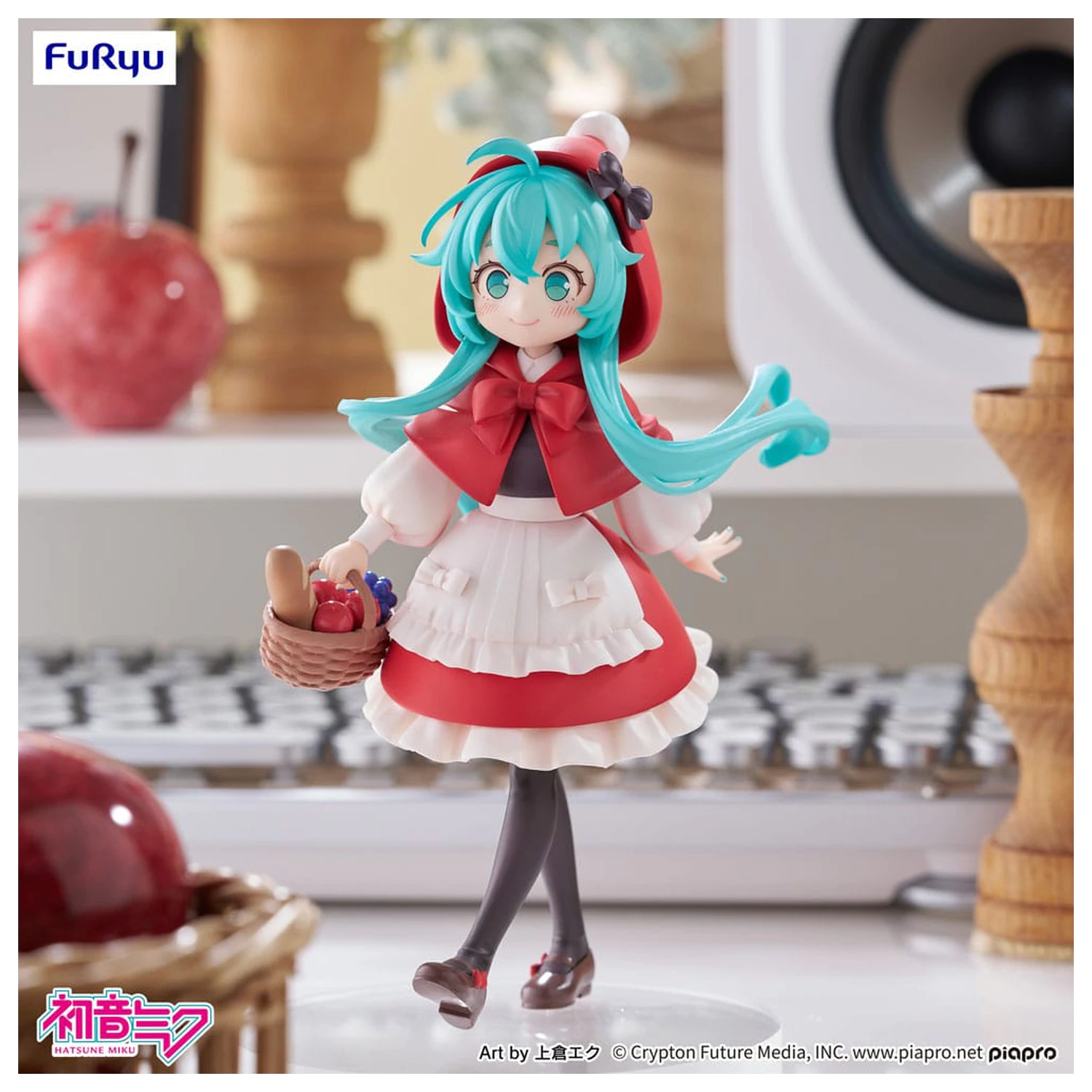 Hatsune Miku Desktop Fairy PVC Socha Hatsune Miku Little red riding hood Ver. 16 cm produktová fotografia