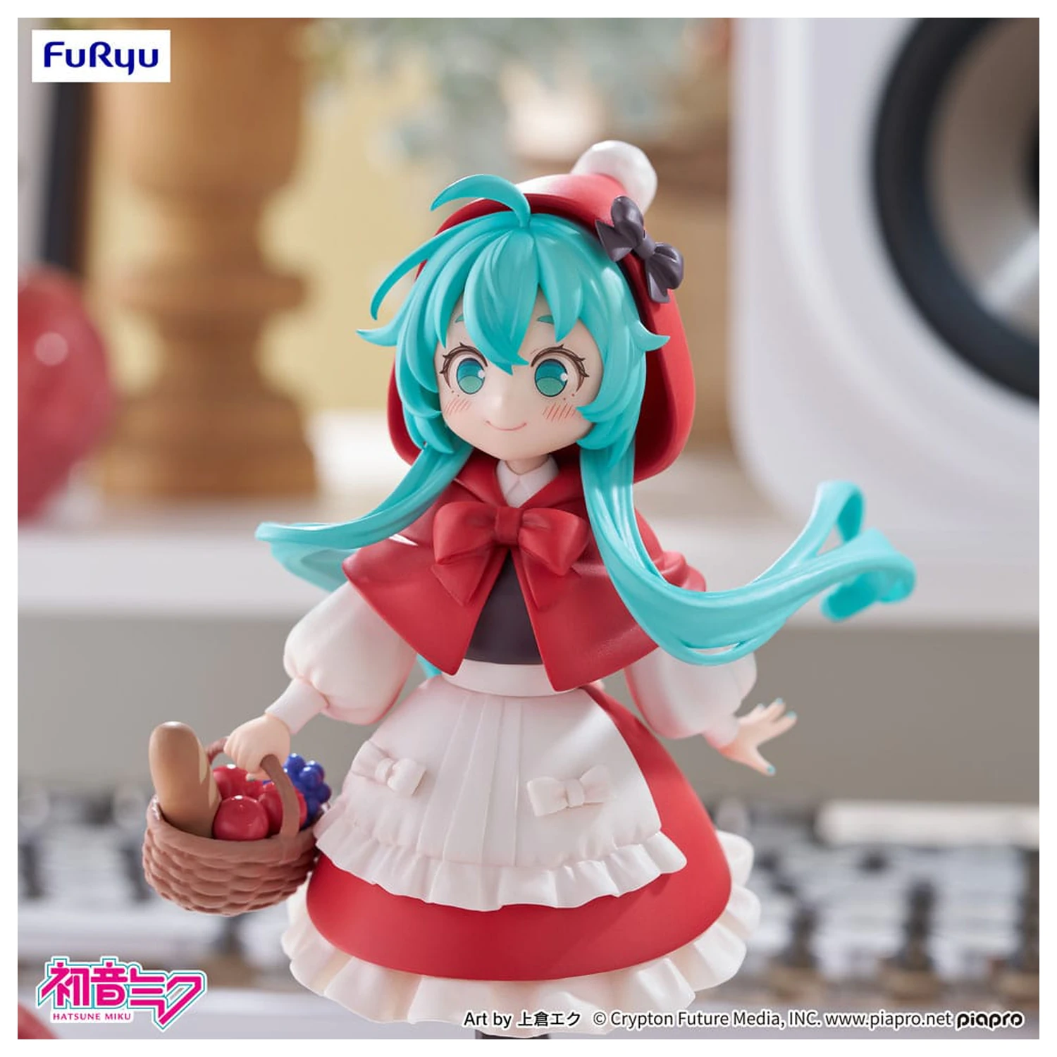 Hatsune Miku Desktop Fairy PVC Socha Hatsune Miku Little red riding hood Ver. 16 cm produktová fotografia