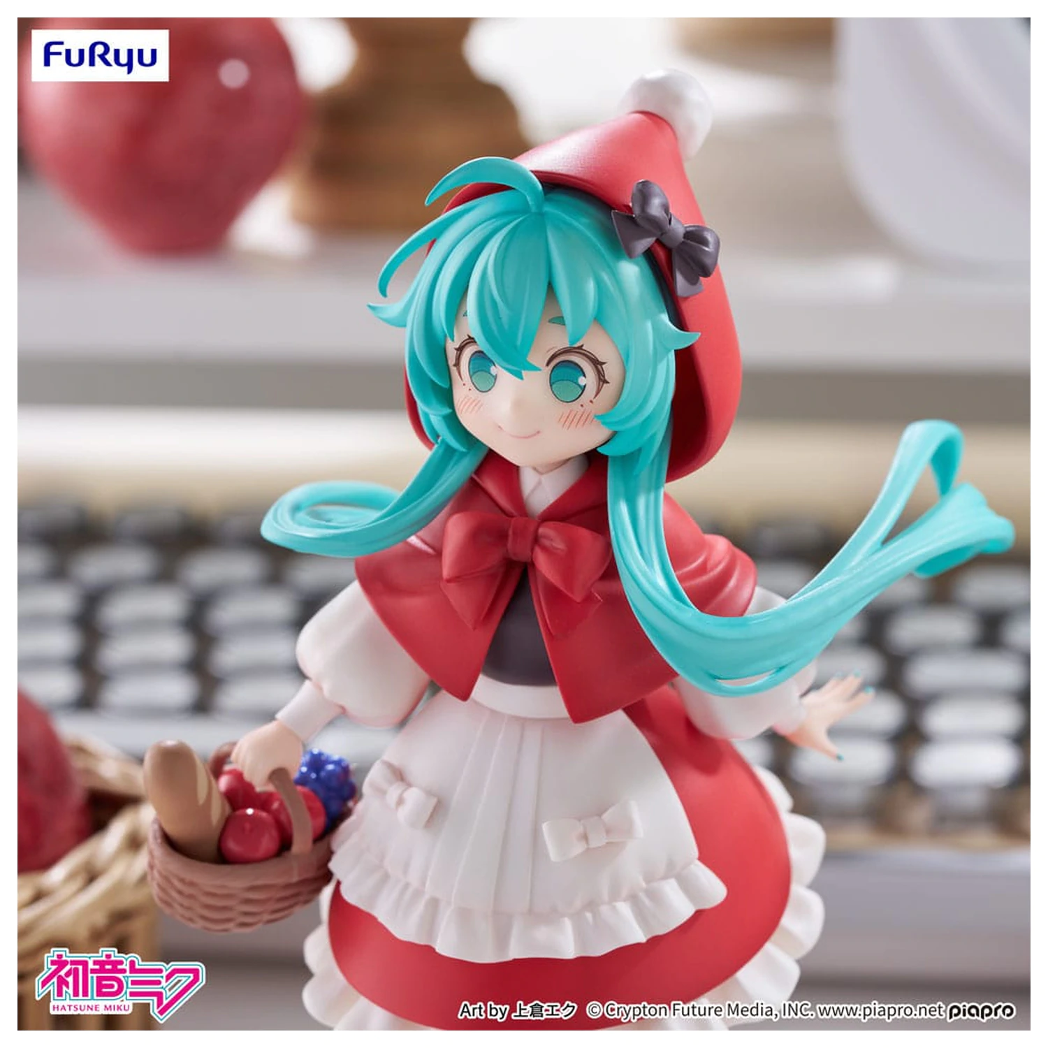 Hatsune Miku Desktop Fairy PVC Socha Hatsune Miku Little red riding hood Ver. 16 cm produktová fotografia