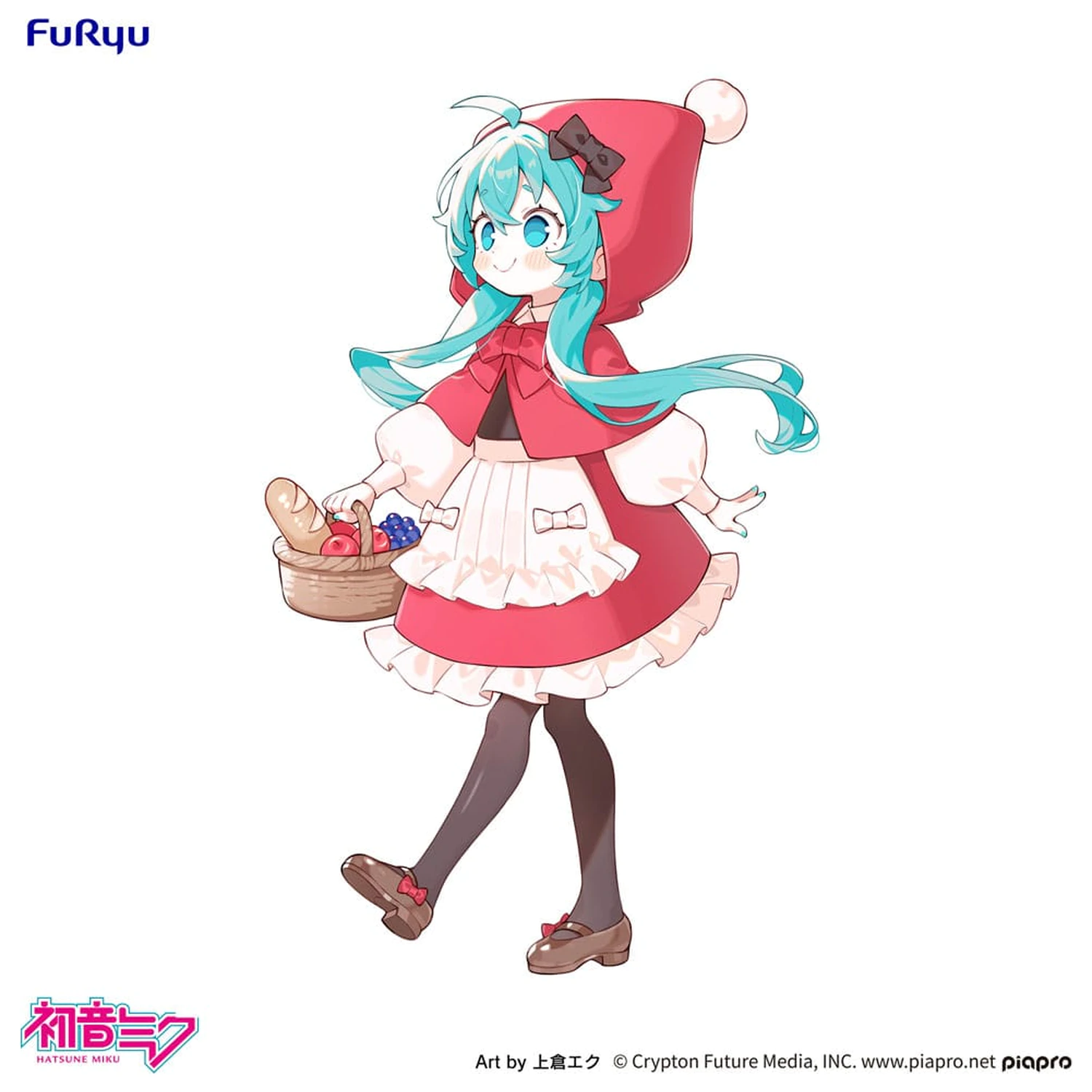 Hatsune Miku Desktop Fairy PVC Socha Hatsune Miku Little red riding hood Ver. 16 cm produktová fotografia