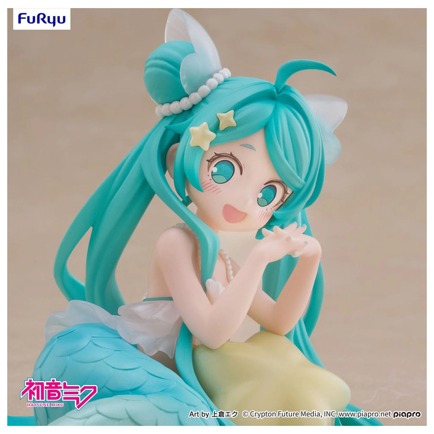 Hatsune Miku Desktop Fairy PVC socha Hatsune Miku Mermaid princess Ver. 9 cm produktová fotografia