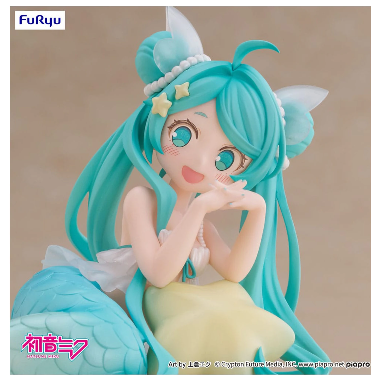Hatsune Miku Desktop Fairy PVC socha Hatsune Miku Mermaid princess Ver. 9 cm produktová fotografia