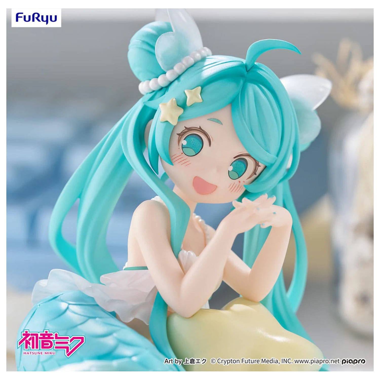 Hatsune Miku Desktop Fairy PVC socha Hatsune Miku Mermaid princess Ver. 9 cm produktová fotografia