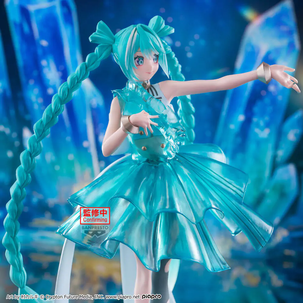 Hatsune Miku EmeraldGem Clearluxe figúrka 28 cm produktová fotografia