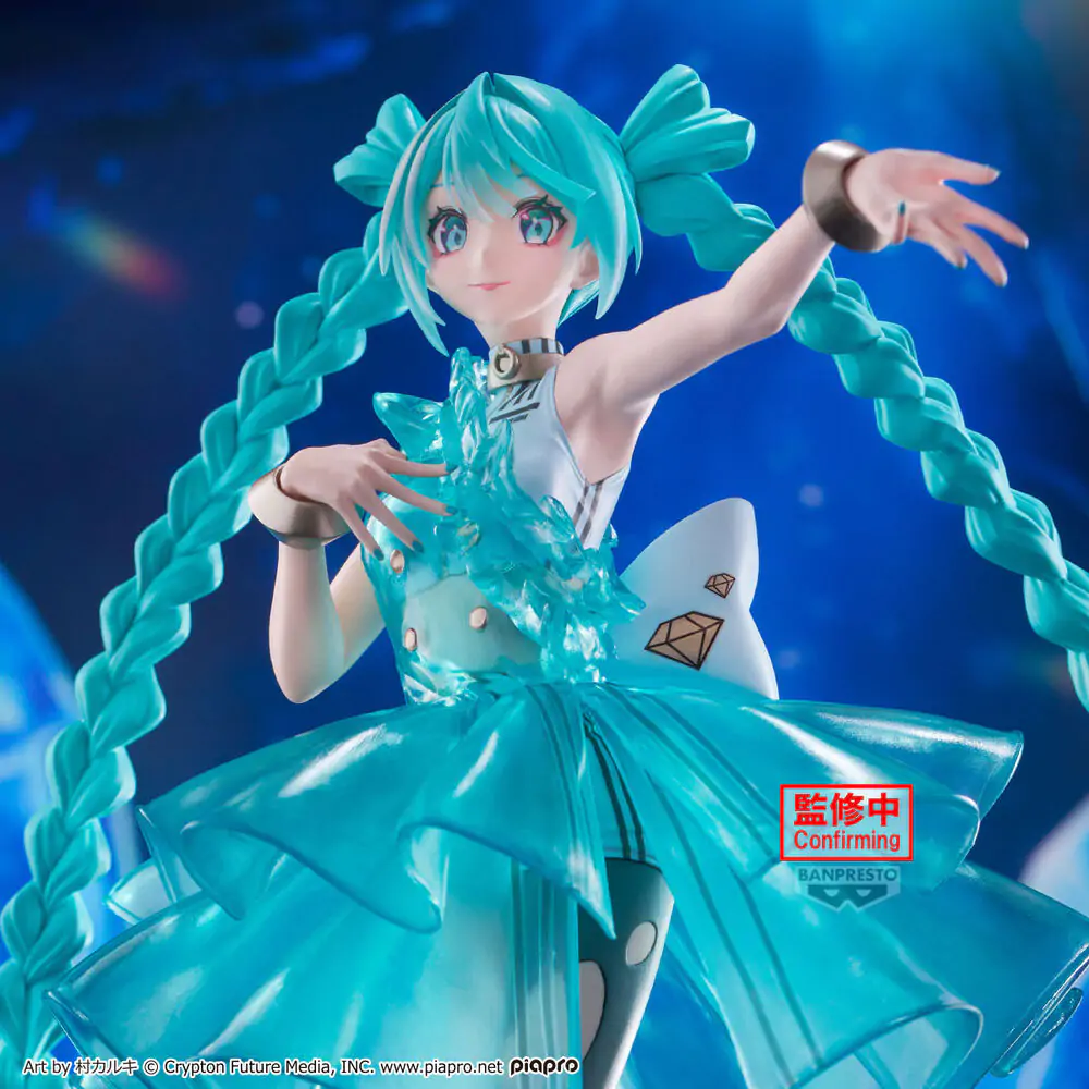 Hatsune Miku EmeraldGem Clearluxe figúrka 28 cm produktová fotografia