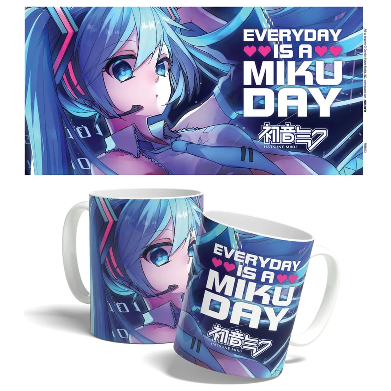 Hatsune Miku hrnček Everyday is a Miku Day 325 ml produktová fotografia