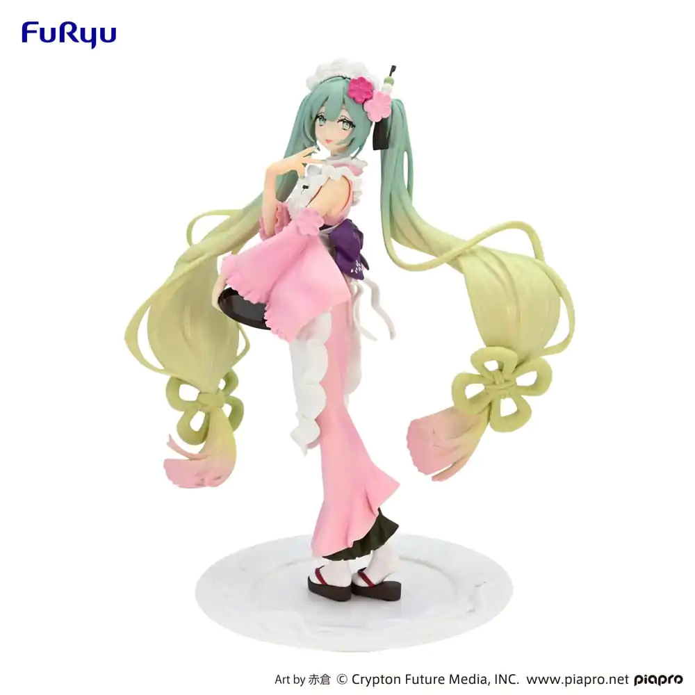 Hatsune Miku Exceed Creative PVC socha Matcha Green Tea Parfait Cherry Blossom Ver. 20 cm produktová fotografia