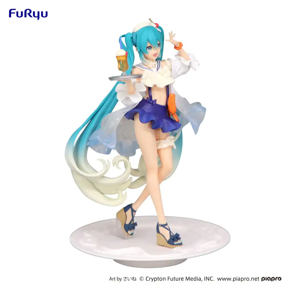 Hatsune Miku Exceed Creative PVC socha SweetSweets Series Tropical Juice 17 cm produktová fotografia