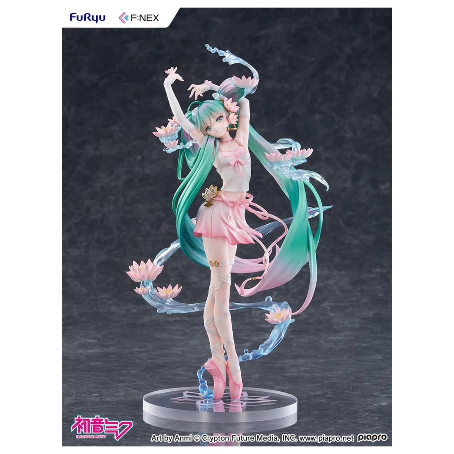 Hatsune Miku F:NEX PVC Socha 1/7 Water lily Ver. 27 cm produktová fotografia