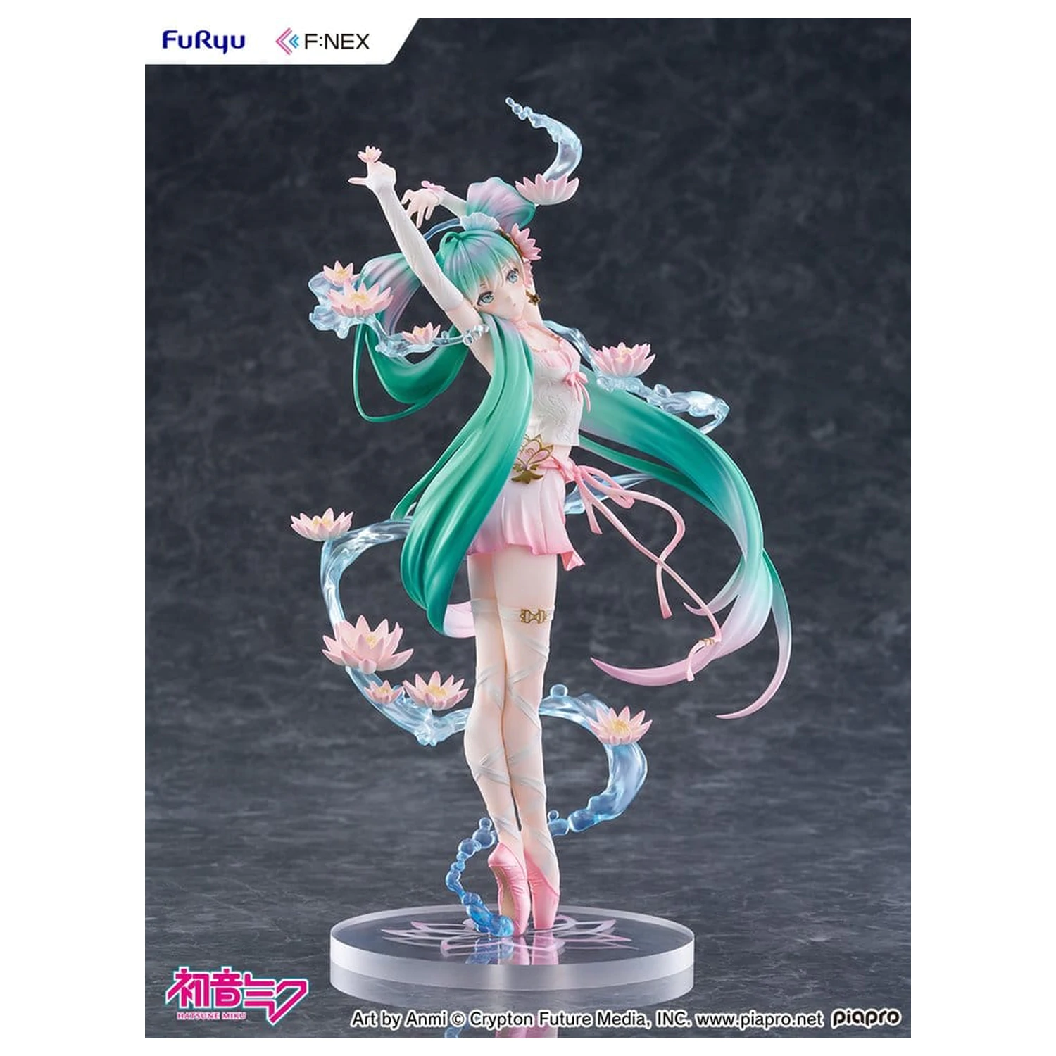Hatsune Miku F:NEX PVC Socha 1/7 Water lily Ver. 27 cm produktová fotografia
