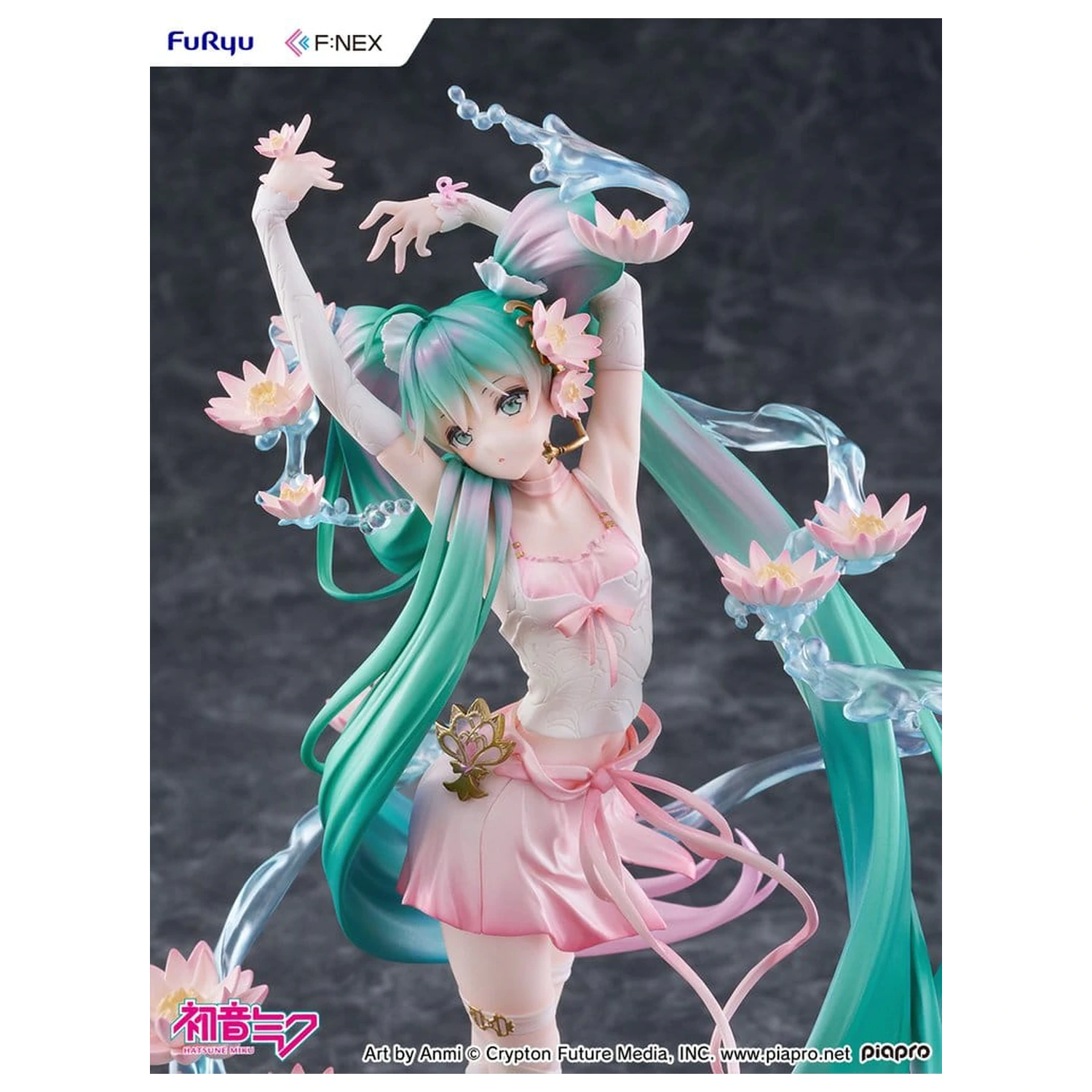 Hatsune Miku F:NEX PVC Socha 1/7 Water lily Ver. 27 cm produktová fotografia