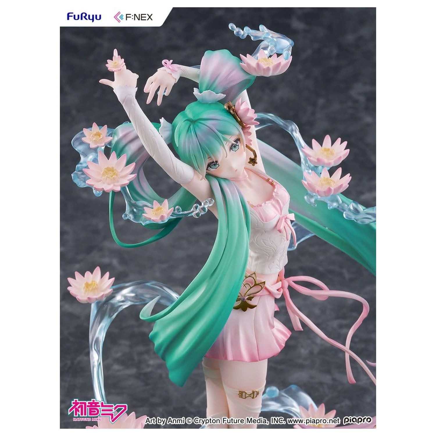 Hatsune Miku F:NEX PVC Socha 1/7 Water lily Ver. 27 cm produktová fotografia