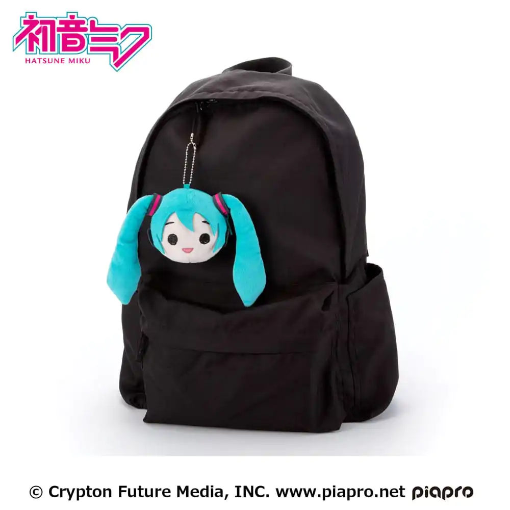 Hatsune Miku Plyšová kľúčenka Miku Face 13 cm produktová fotografia