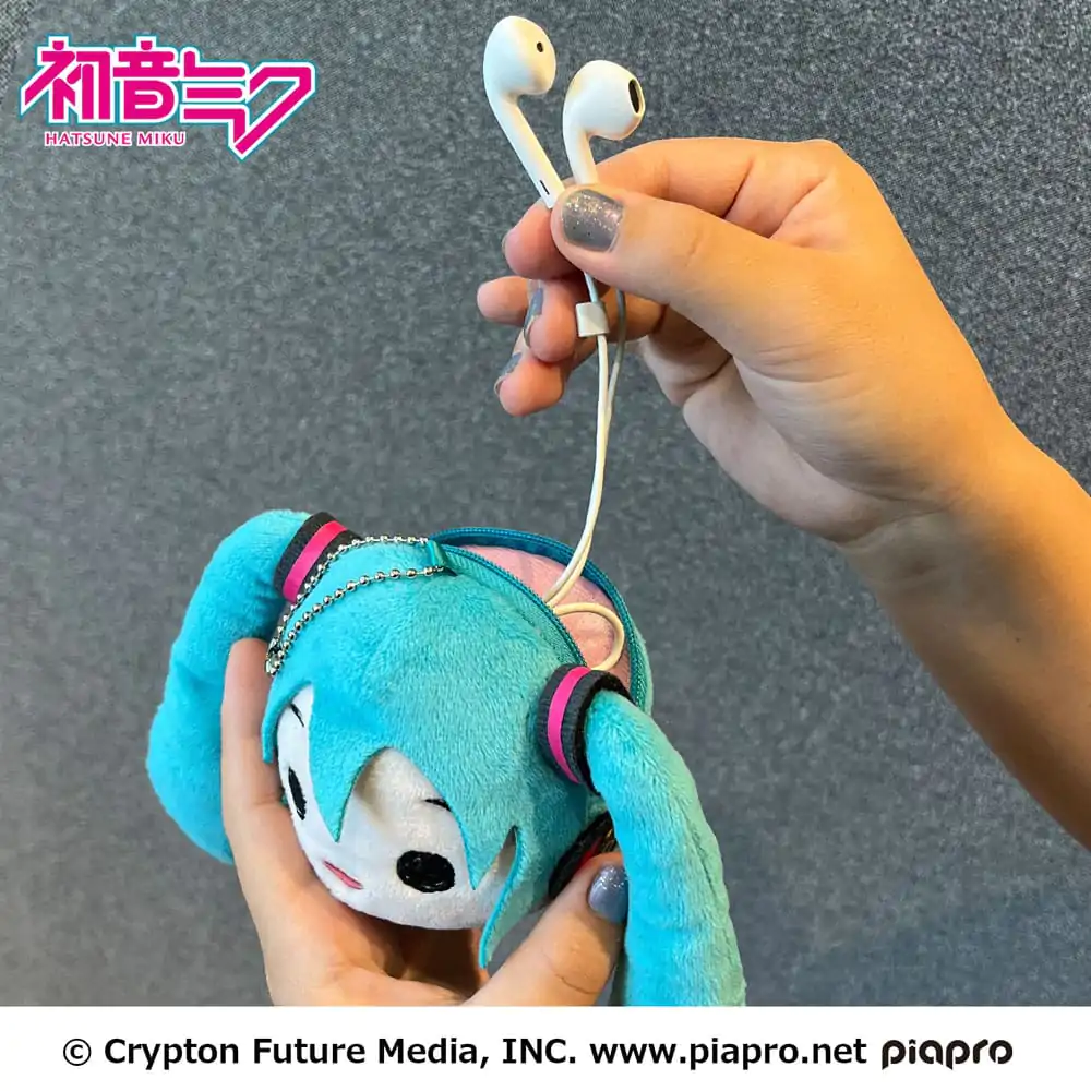 Hatsune Miku Plyšová kľúčenka Miku Face 13 cm produktová fotografia