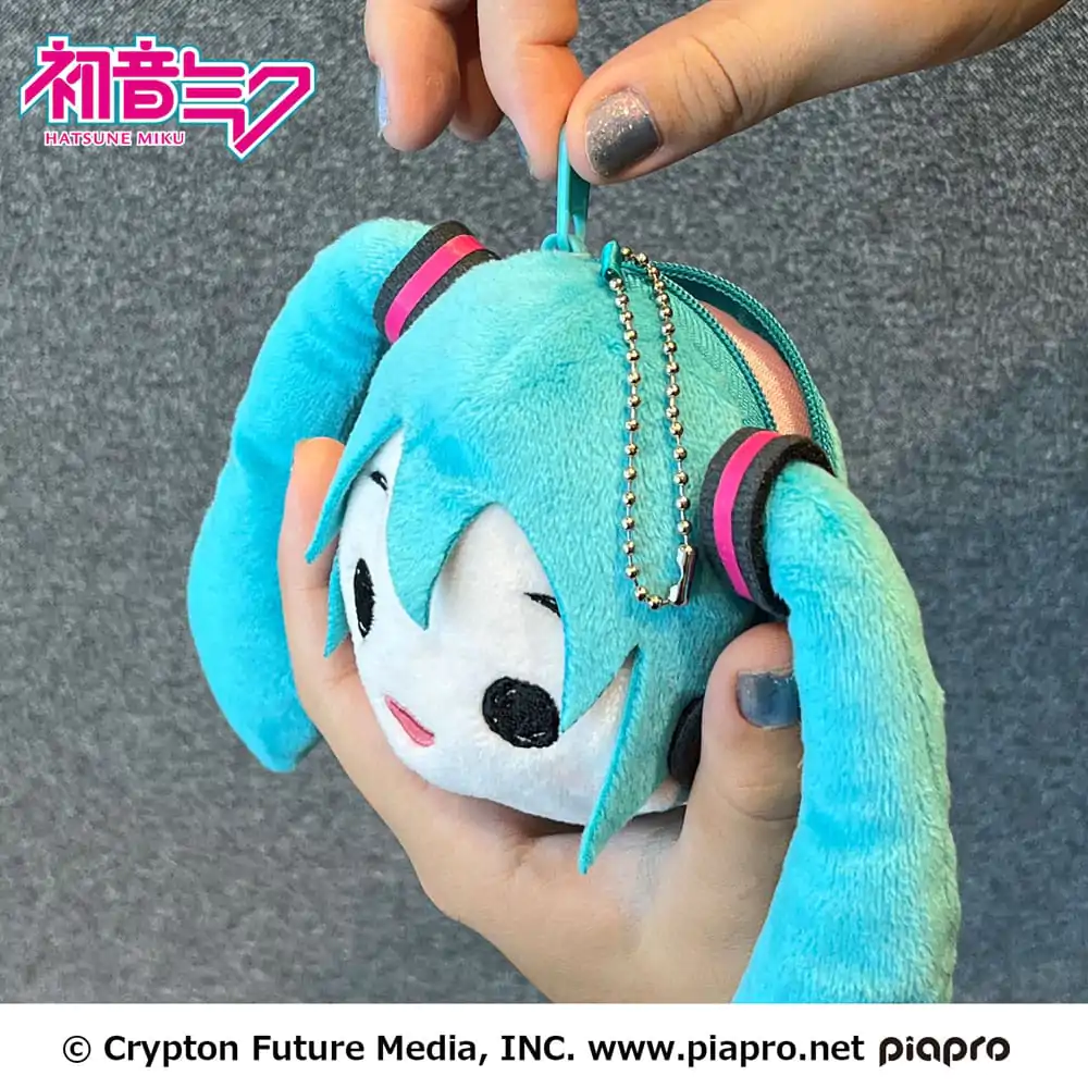 Hatsune Miku Plyšová kľúčenka Miku Face 13 cm produktová fotografia