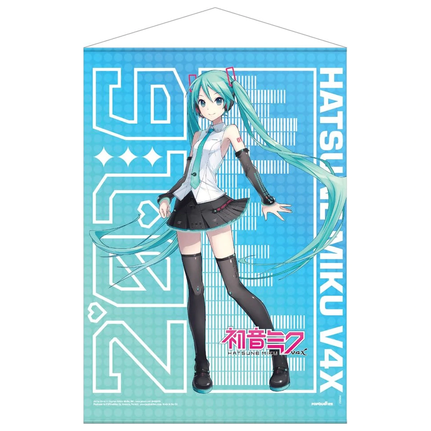 Hatsune Miku Nástenná rolovacia látka V4x 50 x 70 cm produktová fotografia