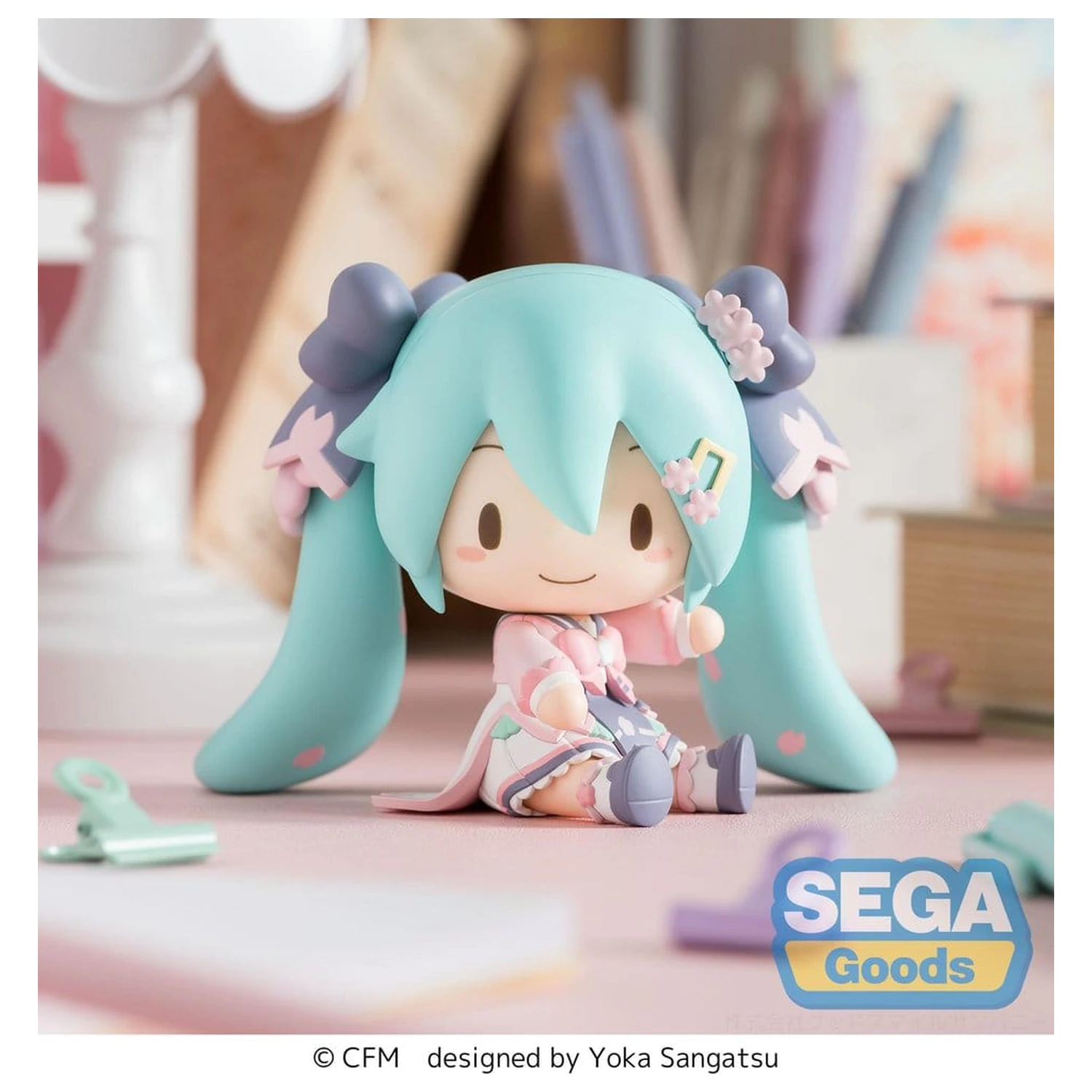 Hatsune Miku fuwa petit Chibi Figure „Nový Semester“ 8 cm produktová fotografia