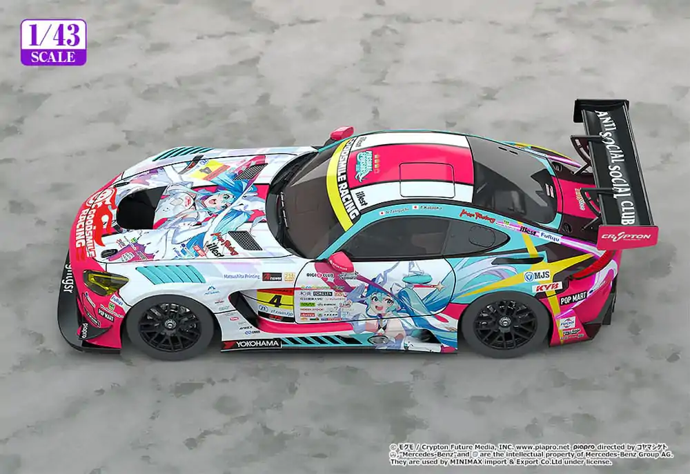 Hatsune Miku GT Project Vehicle 1/43 Hatsune Miku AMG 2024 Season Opening Ver. 11 cm produktová fotografia