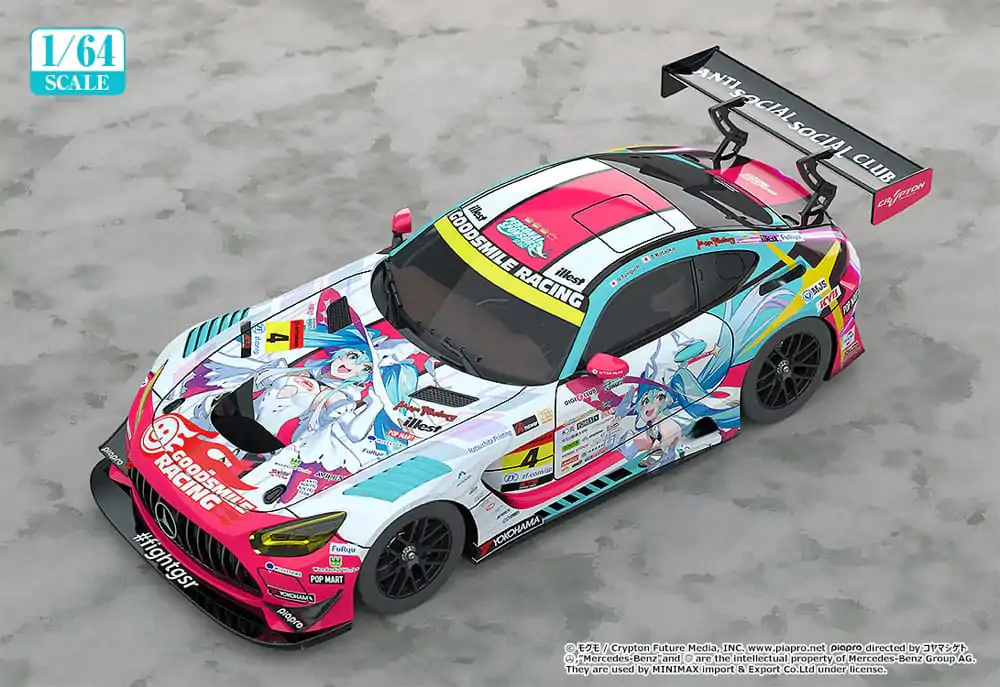 Hatsune Miku GT Project Vehicle 1/64 Hatsune Miku AMG 2024 Season Opening Ver. 7 cm produktová fotografia