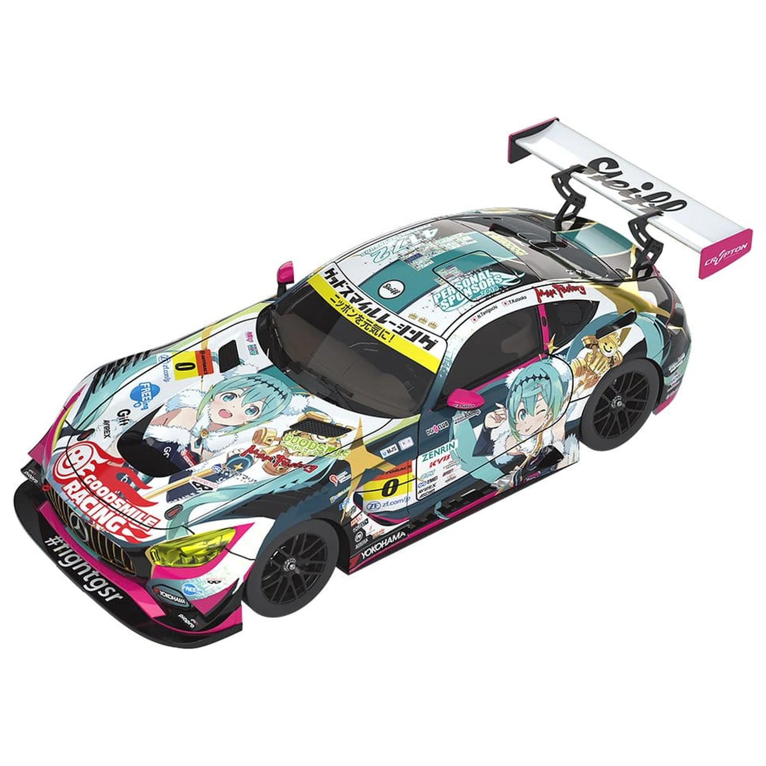 Hatsune Miku GT Project Vehicle 1/43 Good Smile Hatsune Miku AMG 2018 Final Race Ver. 11 cm produktová fotografia