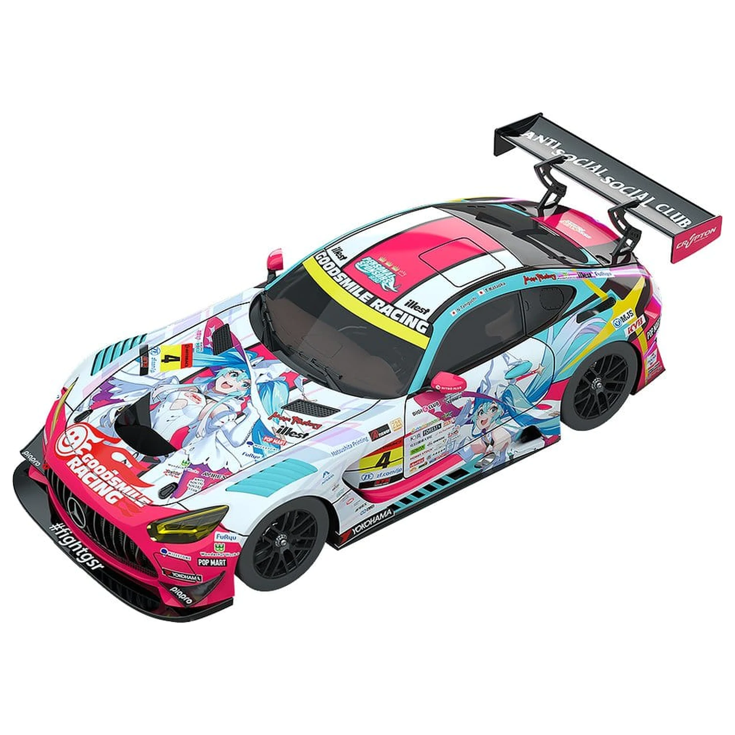 Hatsune Miku GT Project Vozidlo 1/43 Good Smile Hatsune Miku AMG 2024 Season Opening Ver. 11 cm produktová fotografia