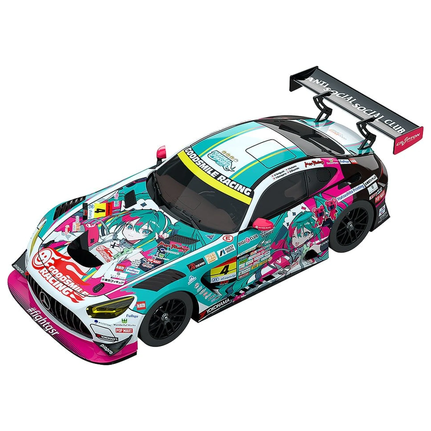 Hatsune Miku GT Project Vozidlo 1/43 Good Smile Hatsune Miku AMG 2025 Season Opening Ver. 11 cm produktová fotografia