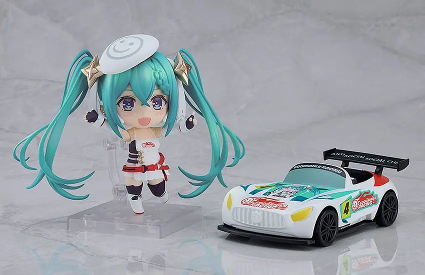 Hatsune Miku GT Project Nendoroid Akčná figúrka Hatsune Miku Racing Miku: 2023 Ver. 10 cm produktová fotografia