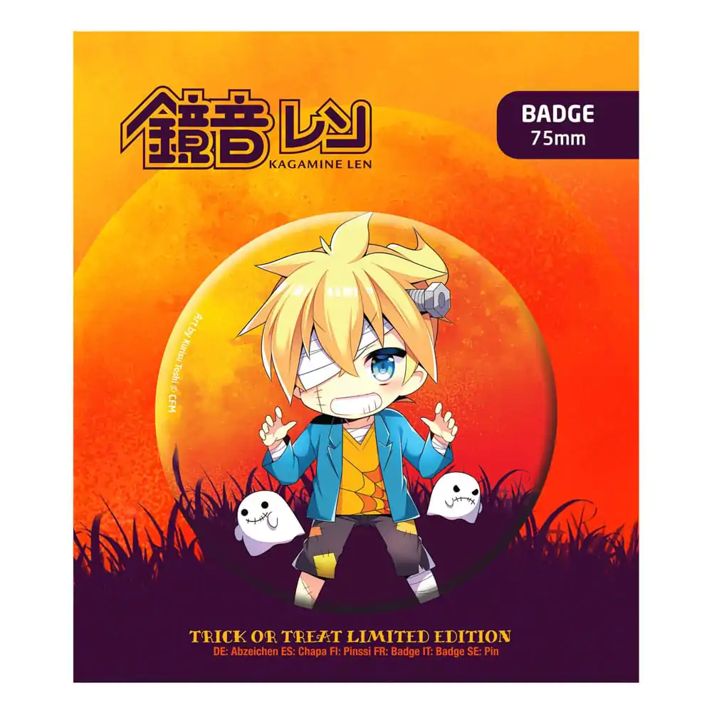 Hatsune Miku Pin Badge Halloween Limited Edition Kagamine Len termékfotó