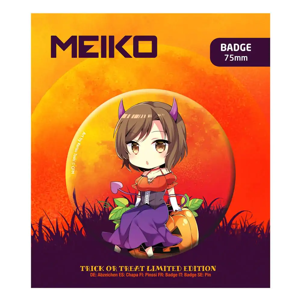 Hatsune Miku Pin Badge Halloween Limited Edition Meiko - Buttonka (4,4 cm) termékfotó